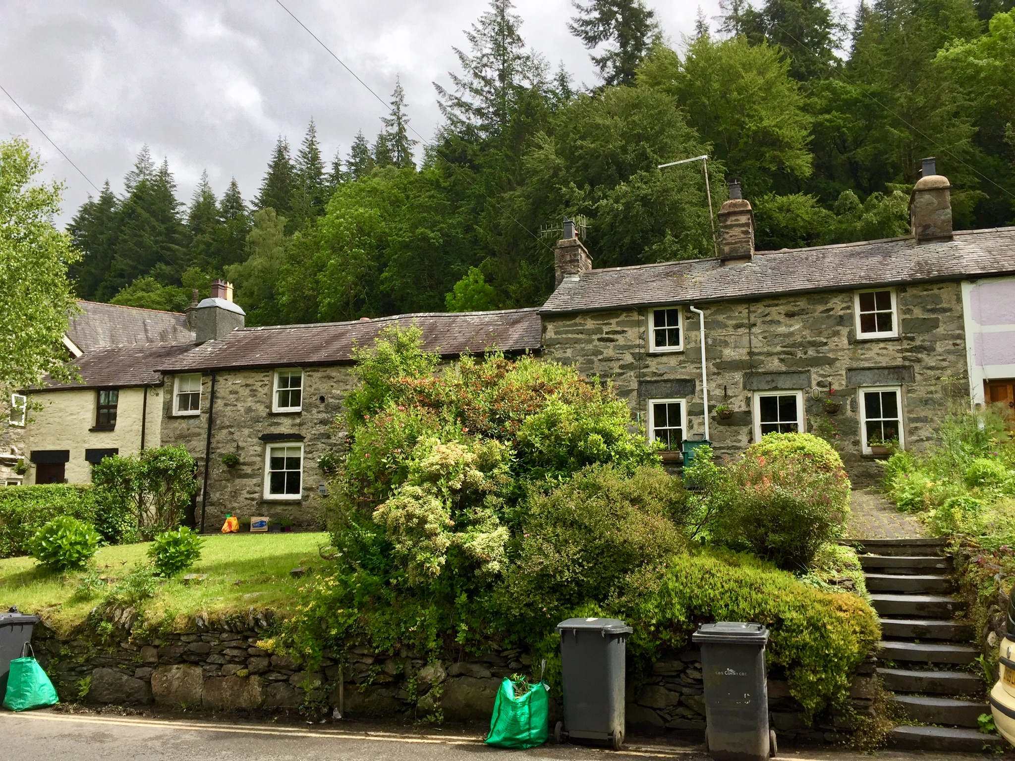 Stone cottages in Betws-y-Coed
