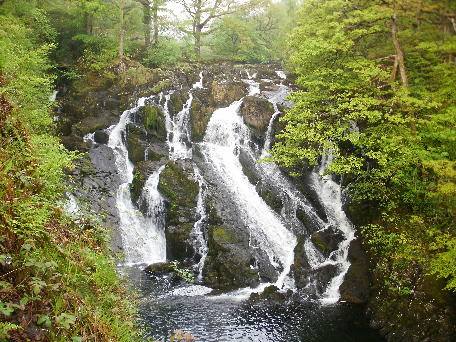Swallow Falls on the Afon Llugwy near Betws-y-Coed